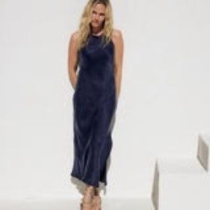 Ellison Slip Dress Dark Navy Medium